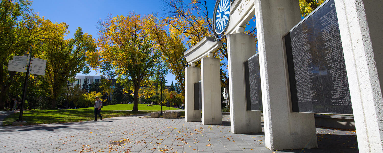 Campus in the fall