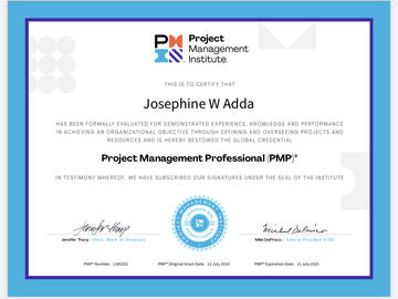 PMP certification