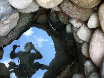 Sampling archaeological wells near Nasca, Peru