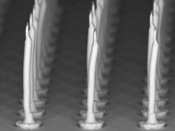 Solid Microneedle array. Published in Proc. SPIE Microfluidics, BioMEMS, and Medical Microsystems