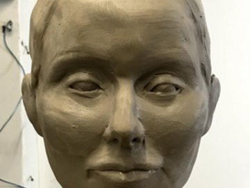 Clay portrait