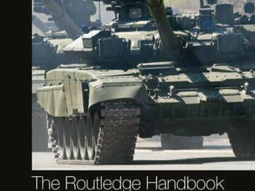 The cover of a book with tanks on it