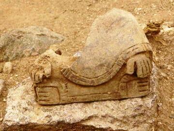 Ceramic urn fragment