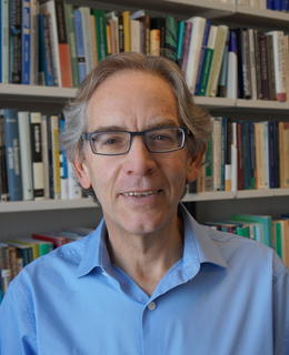 Marc in his office at the University of Calgary