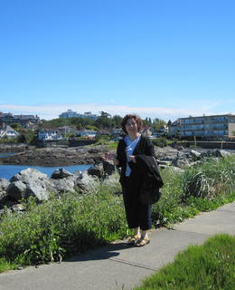 Elizabeth Montes at conference in Victoria, BC