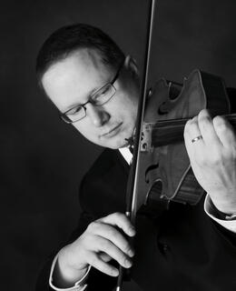 Dean O'Brien with viola