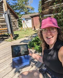 TLS Scanning at Kootenai Brown Cabin