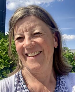 Head shot taken outdoors