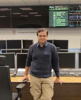 Aninda Sinha at CERN