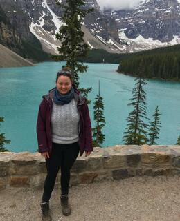 Headshot of R.O. Swinscoe at Moraine Lake