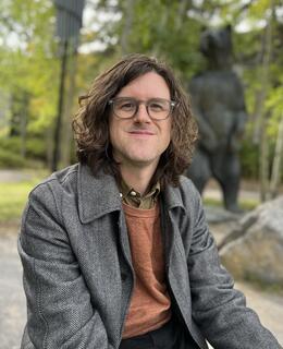 Digital photograph of presumptive human menaced by wild beast